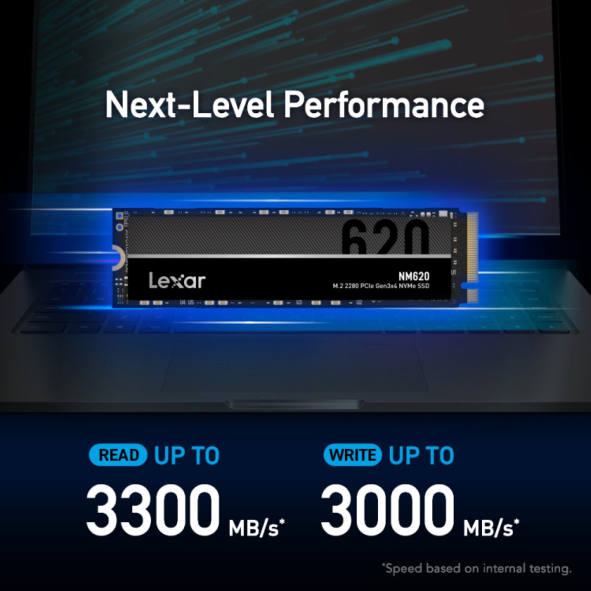Lexar NM620 M.2 NVMe SSD - Image 1