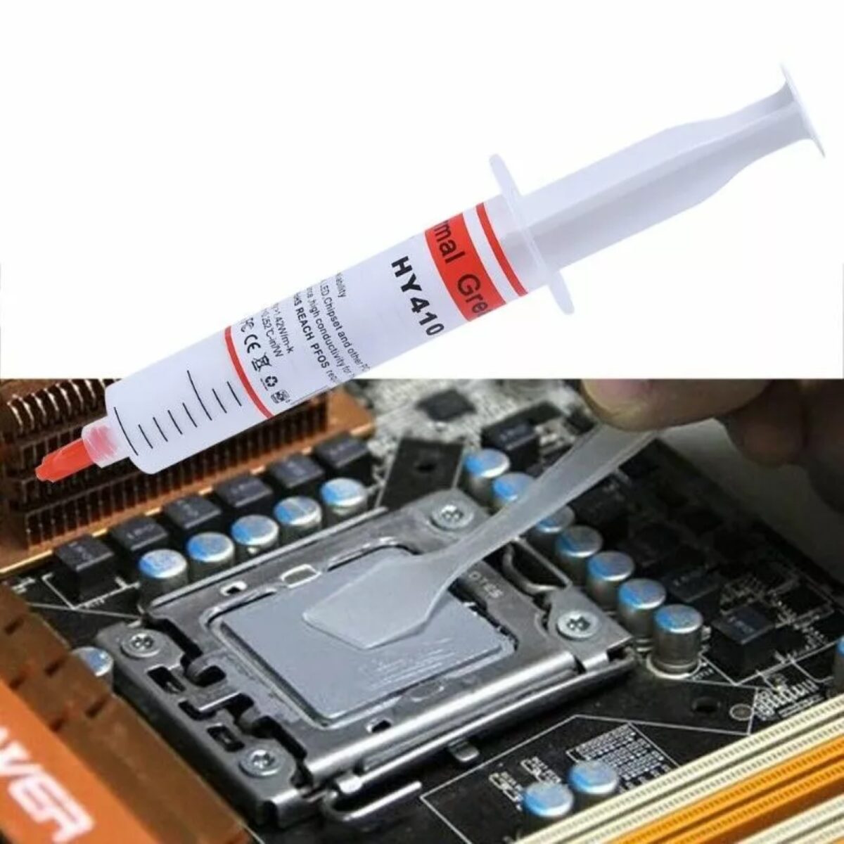 Halnziye HY410 White Thermal Grease Paste 20g tube (0.975W/m-k) - Image 1