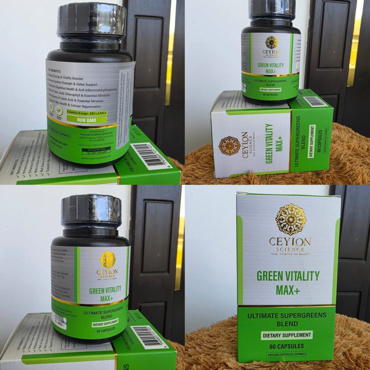 Ceylon Science Green Vitality Max+ 60 Veg Capsules - Image 3