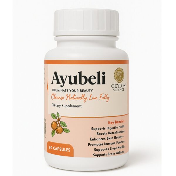 Ceylon Science Ayubeli – Illuminate Your Beauty from Within ,60 Veg Capsules