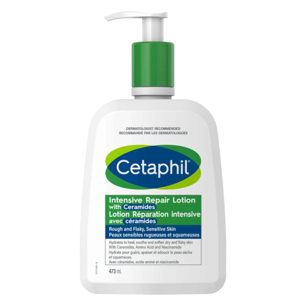 Cetaphil Intensive Repair Lotion with Ceramides | Hydrating and Restoring Formula for Dry to Very Dry Skin 473ml