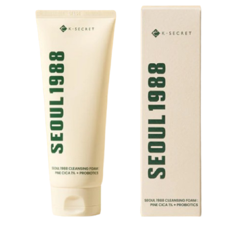 KSECRET SEOUL 1988 Cleansing Foam : Pine Cica 1% + Probiotics – 150ml