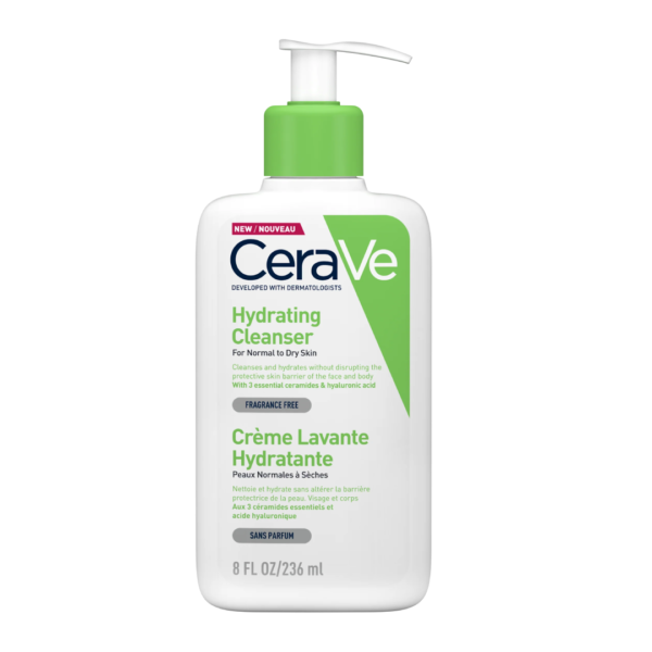 CeraVe Hydrating Cleanser for Normal to Dry Skin 236ml ( Language May Vary )