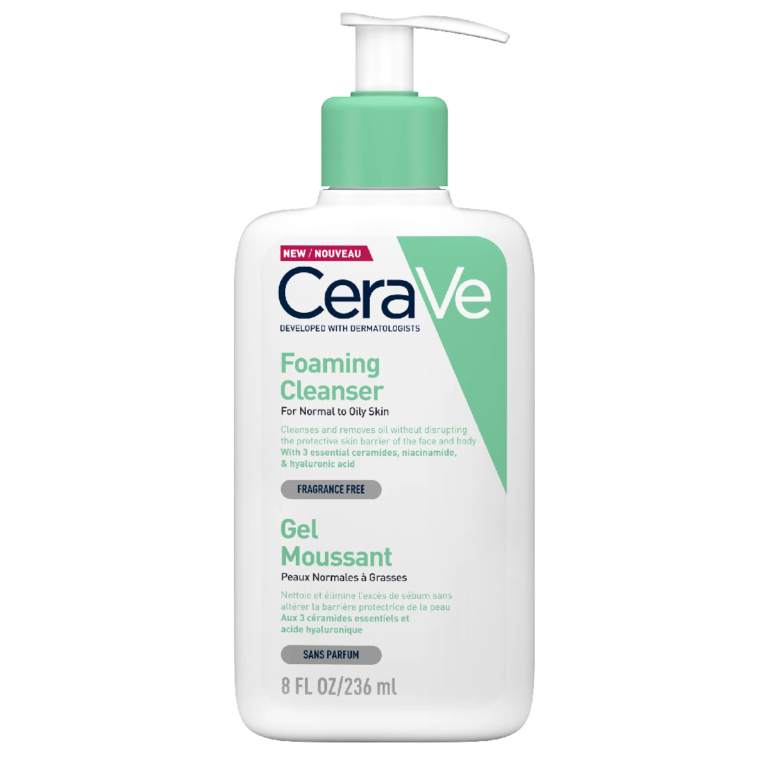 CeraVe Gentle Foaming Facial Cleanser 236ml (Language may Vary)