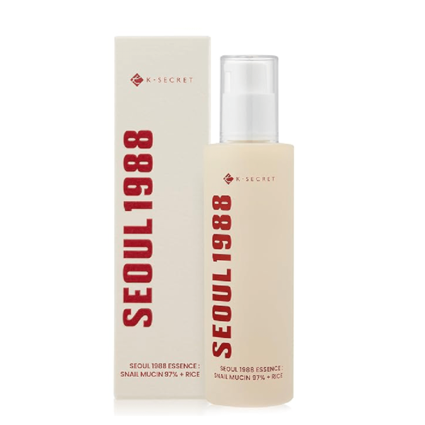 K-Secret Seoul 1988 Essence : Snail Mucin 97% + Rice – 100ml