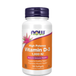 Now Foods Vitamin D-3 1000 IU 180Softgels