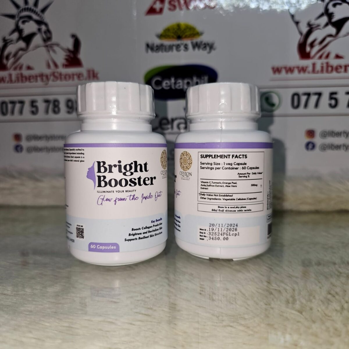Ceylon Science Bright Booster, 60 Veg Capsules - Image 5